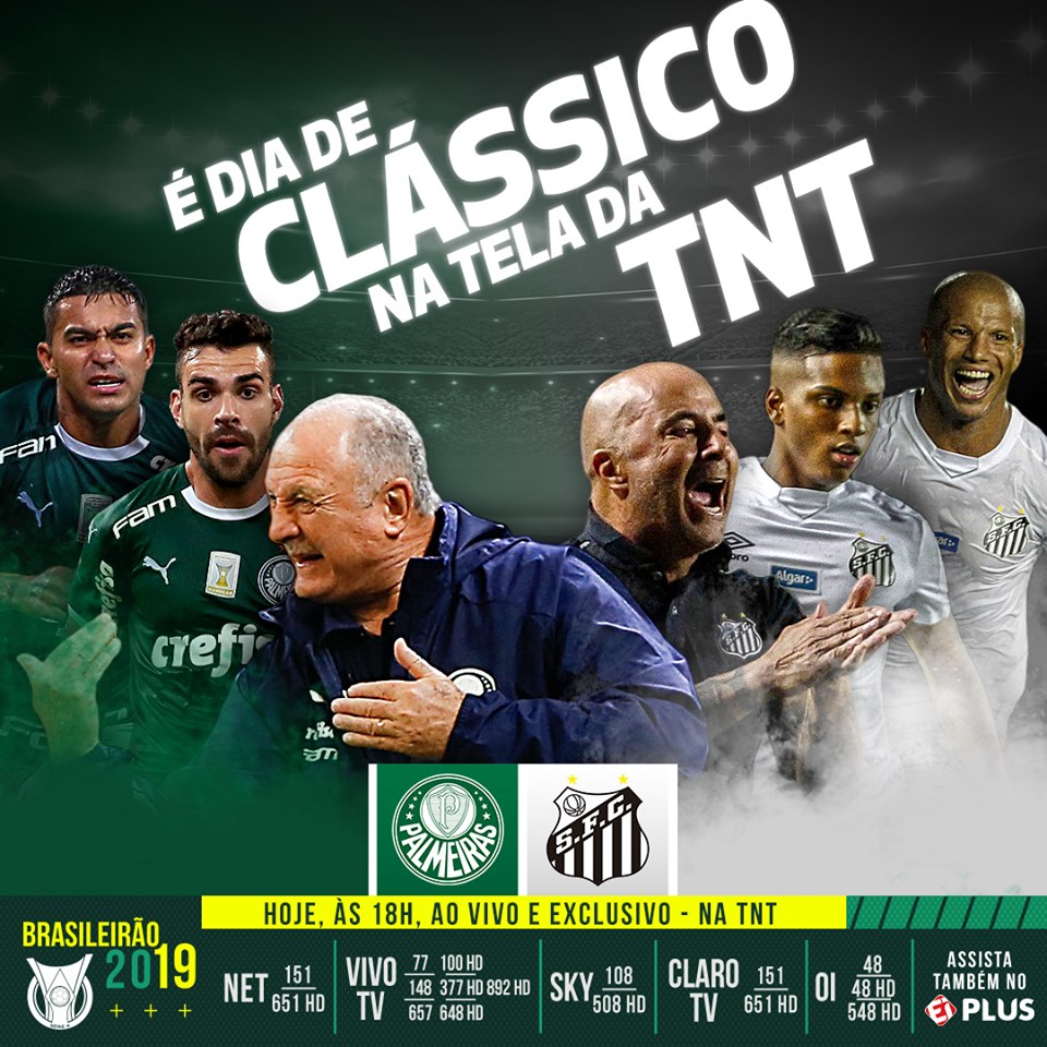 Onde assistir Palmeiras x Santos no Brasileirão - Auvaro ...